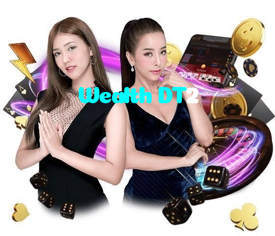 Wealth DT2 casino presented on mobile device in Pakistan with slots and live games